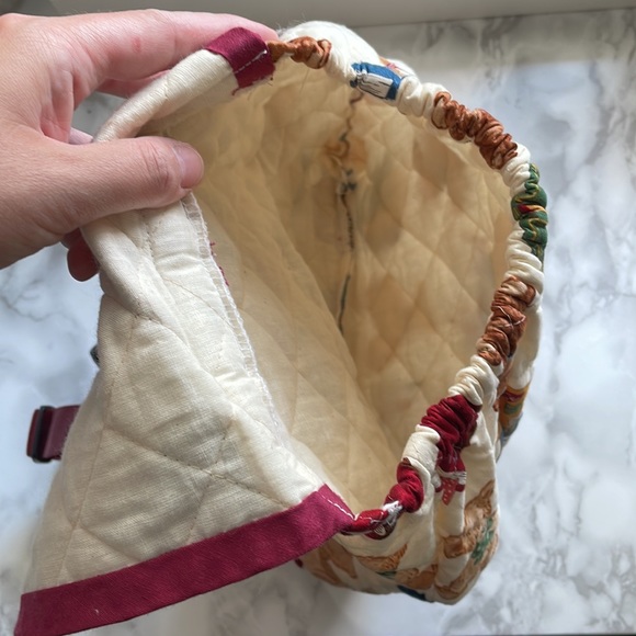 Teddy Bear and books quilted style packpack - Picture 3 of 7